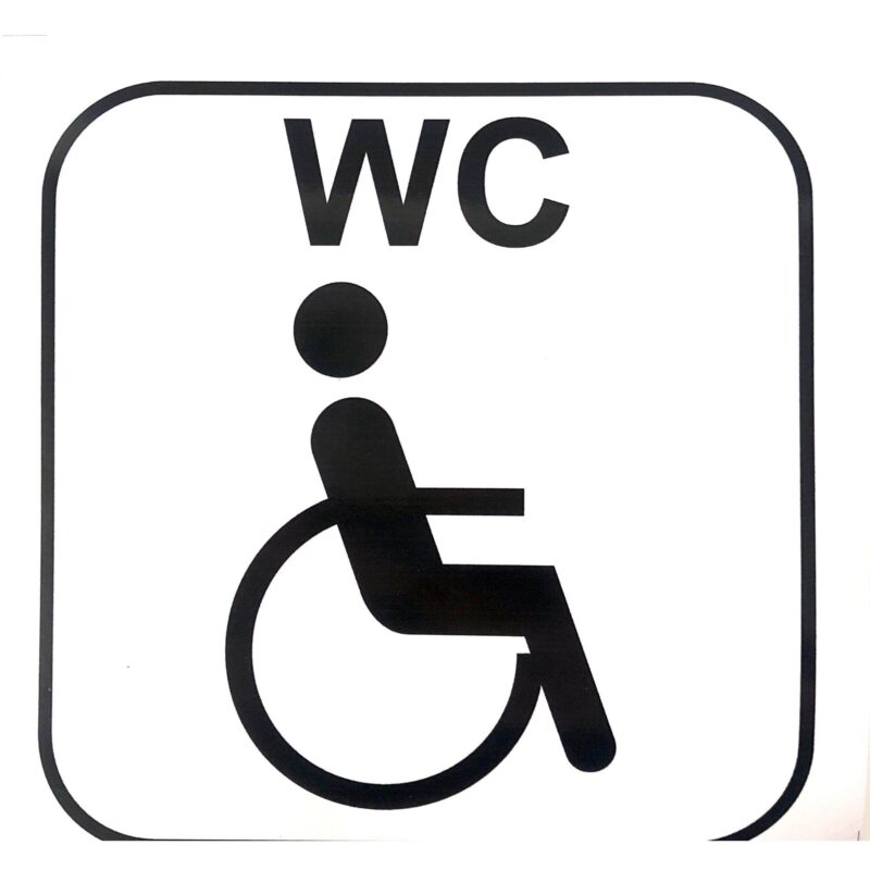 Lipdukas 130x130 WC neįgalus