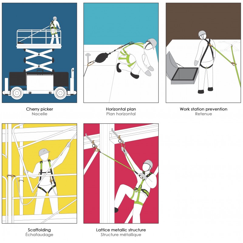 Apraišai su tvirtinimosi tašku nugaroje ir 2 tekstilinės kilpos krūtinės srityje - Image 4