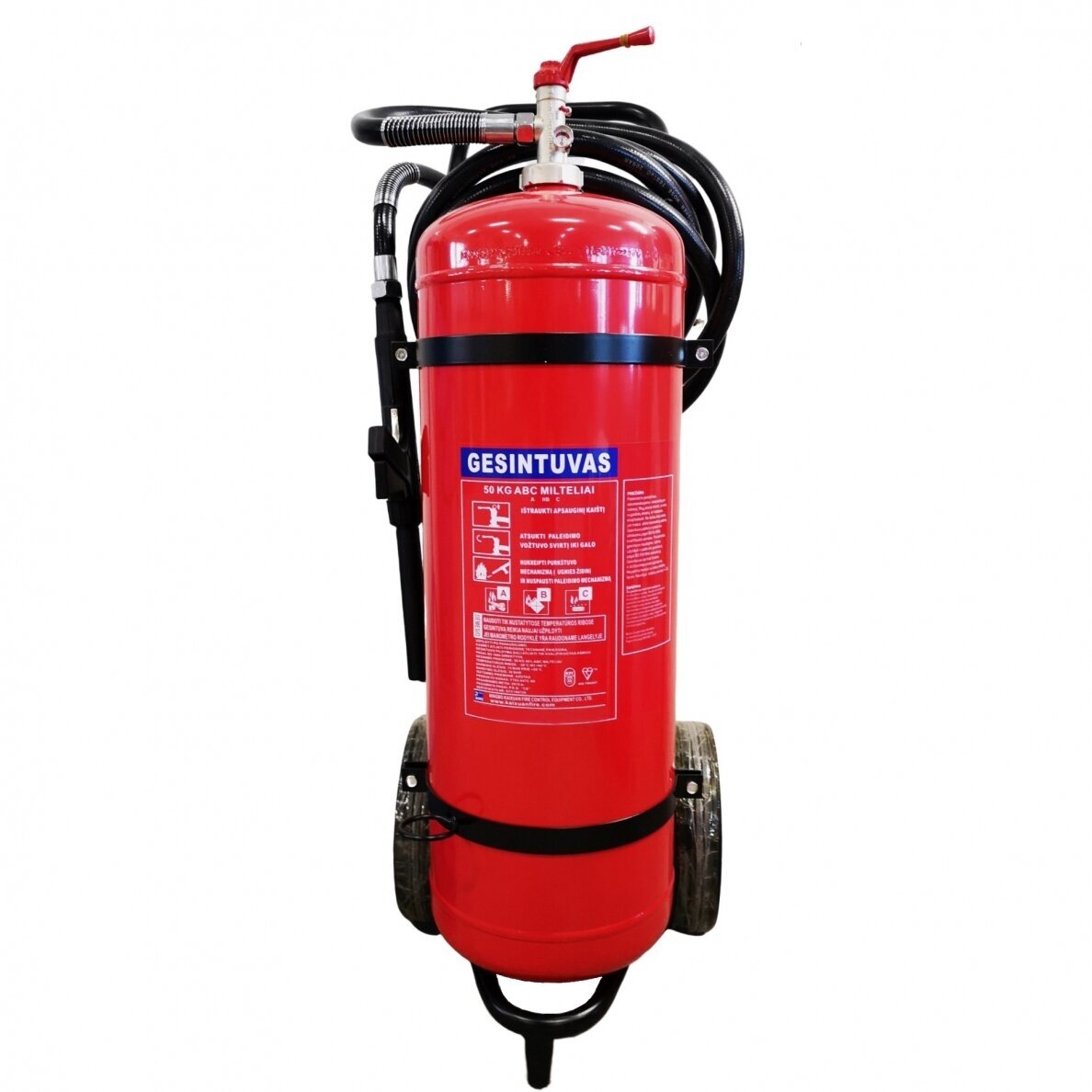 Miltelinis gesintuvas 50kg A IIB C, GTC, MED