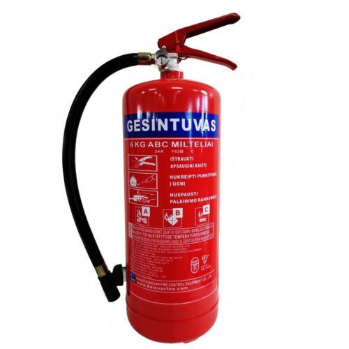 Miltelinis gesintuvas 6kg GTC 34A 183B C