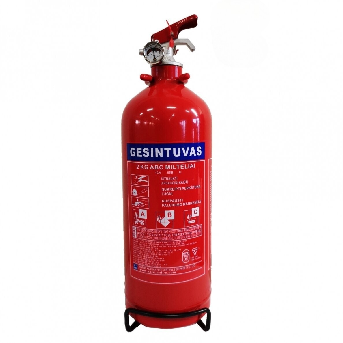 Miltelinis gesintuvas 2kg GTC 13A 55B C